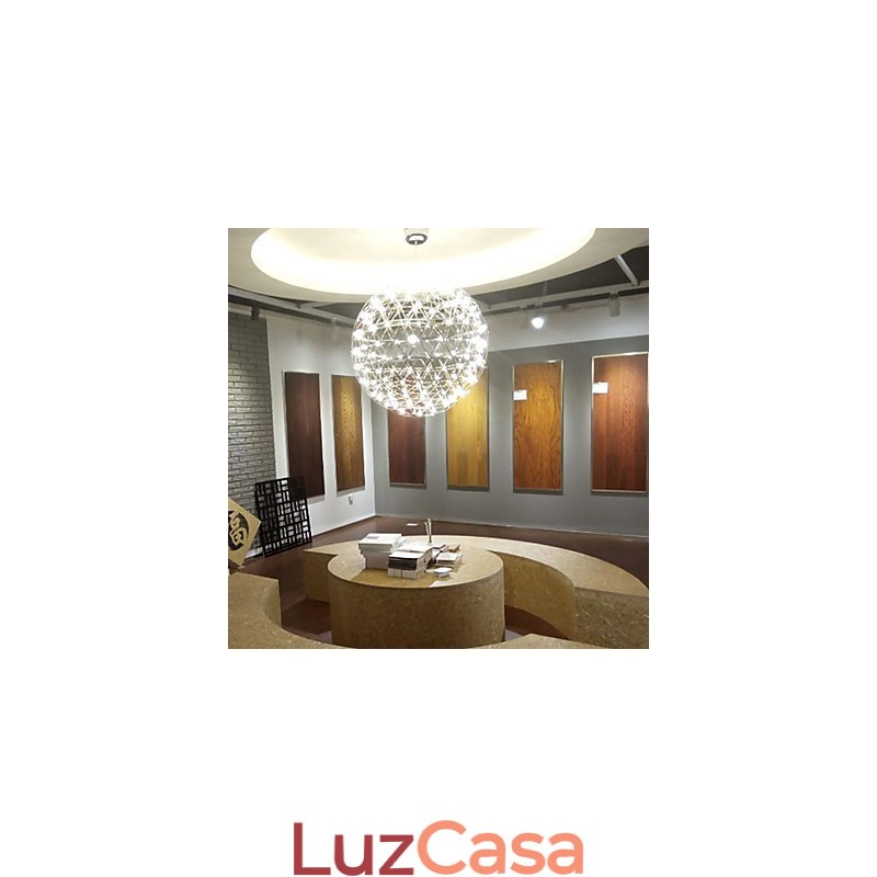 Lustre Contemporâneo Criativo Redondo Droplight Lâmpada Luz