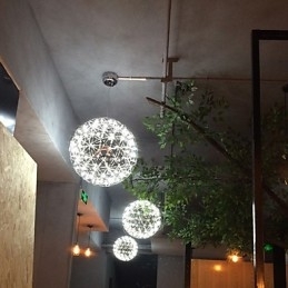 Lustre Contemporâneo Criativo Redondo Droplight Lâmpada Luz