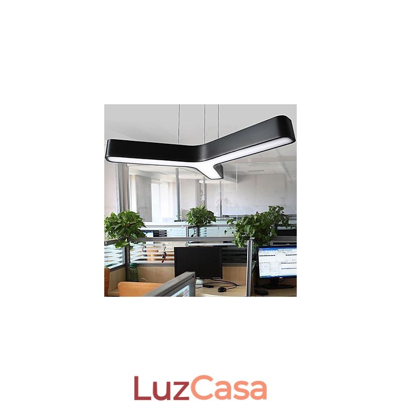 Luminária pendente de metal contemporânea moderna