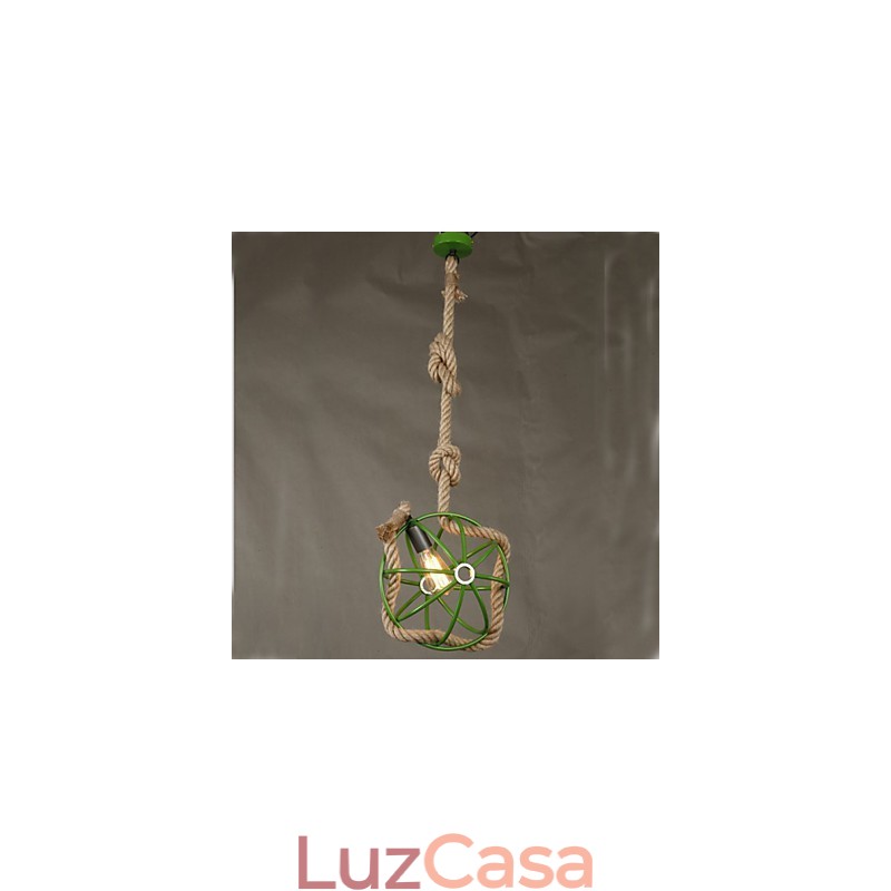 Retro Café Art Lustre Lustre Corda