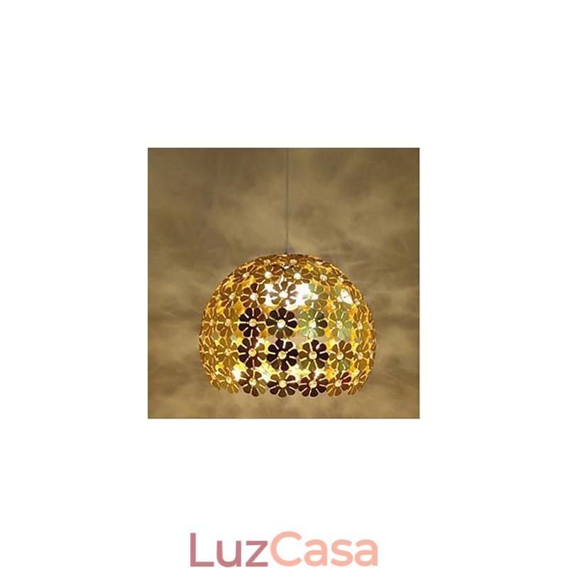 Luminária pendente de cristal com cabeça única e flor de ameixa moderna