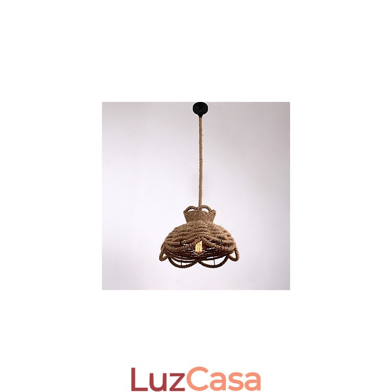 Luzes pendentes estilo mini moderno contemporâneo country iluminação de corda