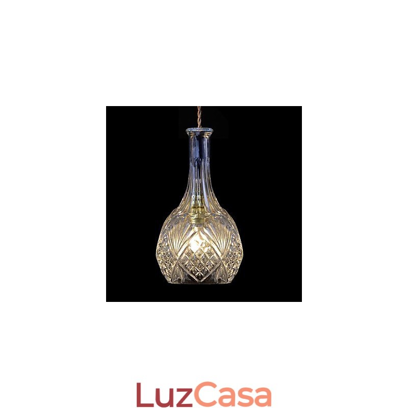 Luminária pendente de metal cristal contemporânea moderna