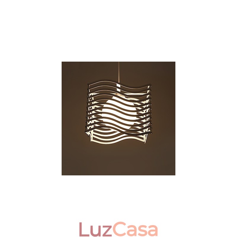 Luminária pendente de metal contemporânea moderna