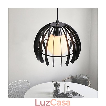 Luminária pendente de metal contemporânea moderna