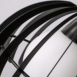 Luminária pendente de metal contemporânea moderna