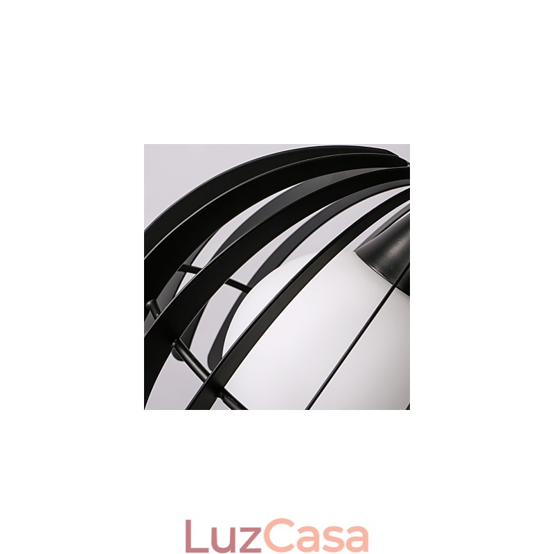 Luminária pendente de metal contemporânea moderna