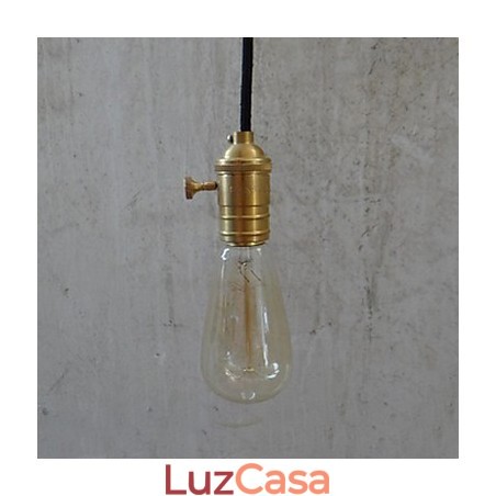 Luminária pendente de latão vintage clássica tradicional Luminária pendente de latão vintage clássica tradicional