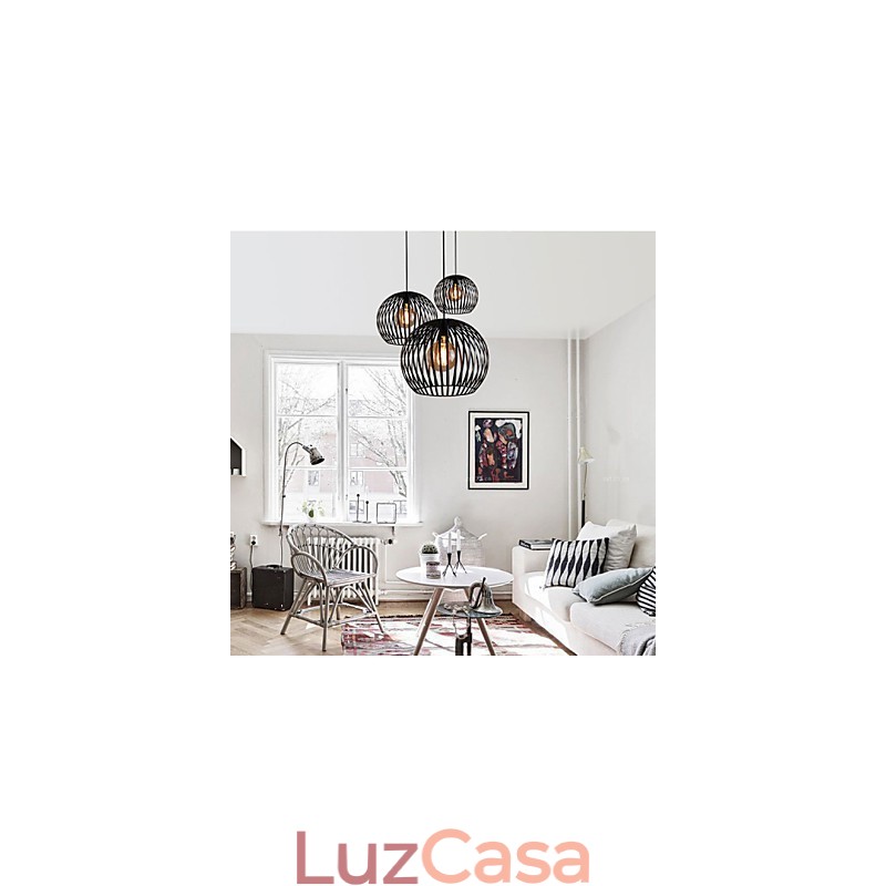 Luminária pendente de metal Country Designers