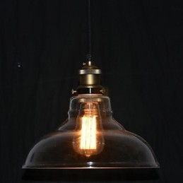 Tradicional clássico vintage tigela mini estilo pintura pingente luz