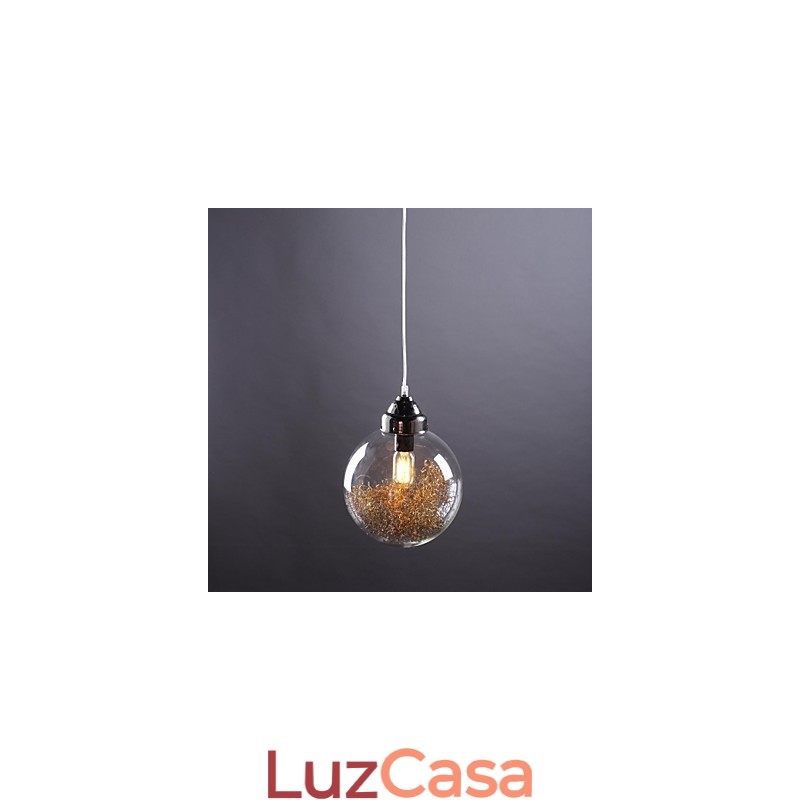 Moderno Contemporâneo Tradicional Clássico Vintage Lanterna Country Níquel Vidro Pingente Luz Jantar