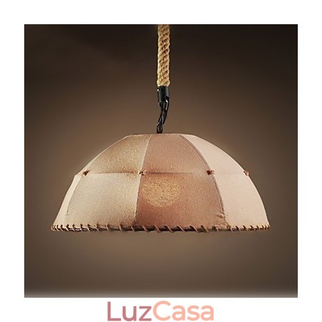 Contratado Nordic Vintage Linens Corda de cânhamo American Country Droplight Lamp Contratado Nordic Vintage Linens Corda de cânhamo American Country Droplight Lamp