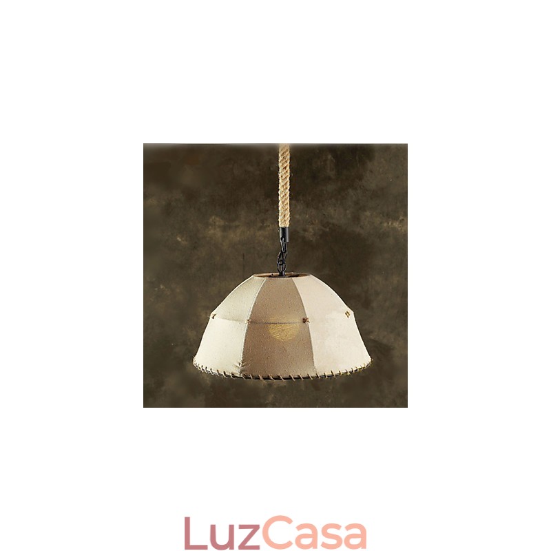 Contratado Nordic Vintage Linens Corda de cânhamo American Country Droplight Lamp