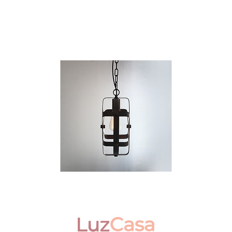 Lustre decorativo estilo vintage industrial redondo pendente loft decoração para casa