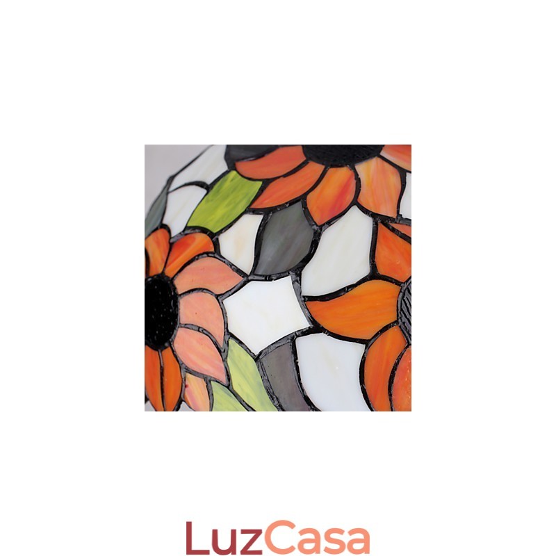 Lustre de vidro colorido de artes criativas rurais europeias que restauram formas antigas de luz de lâmpada