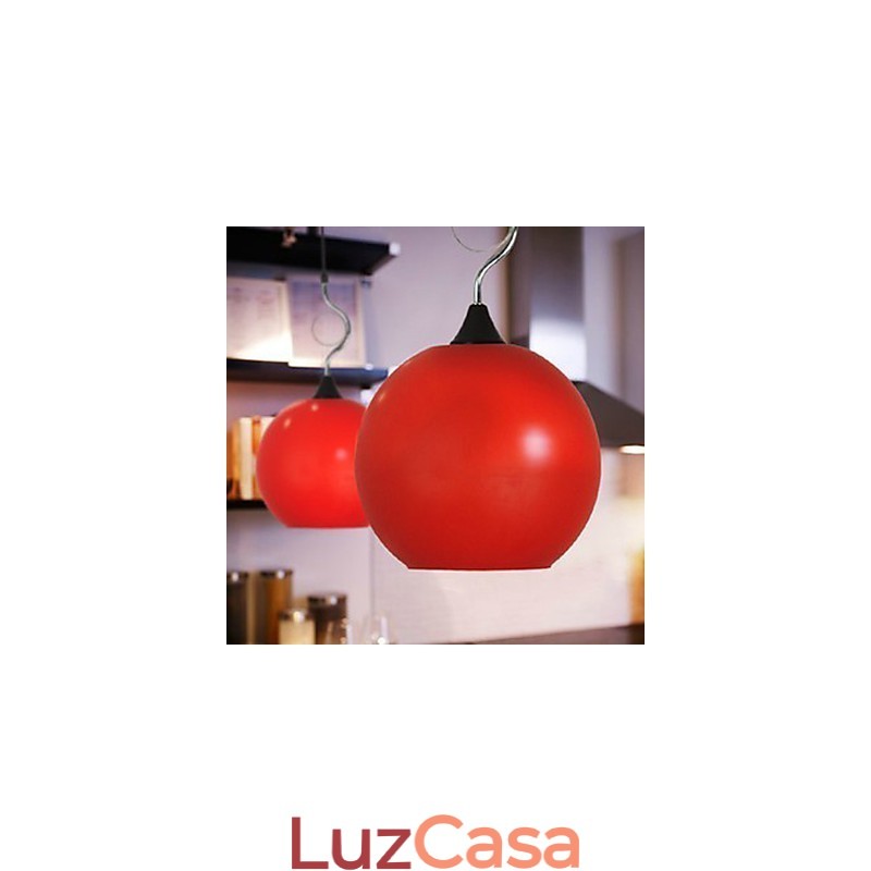 Lustre de vidro colorido simples e moderno
