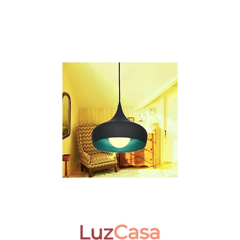 Luminária pendente moderna contemporânea retrô estilo mini com pintura