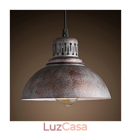 Luminária pendente de metal estilo retrô mini com pintura ao ar livre Luminária pendente de metal estilo retrô mini com pintura ao ar livre