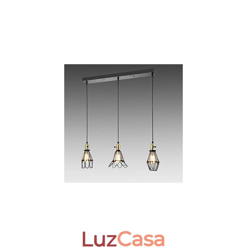 Tradicional Clássico Vintage Retro Country Pendente Luz