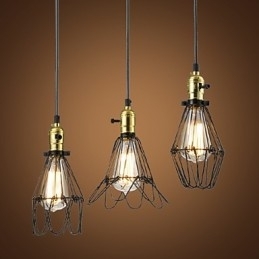 Tradicional Clássico Vintage Retro Country Pendente Luz