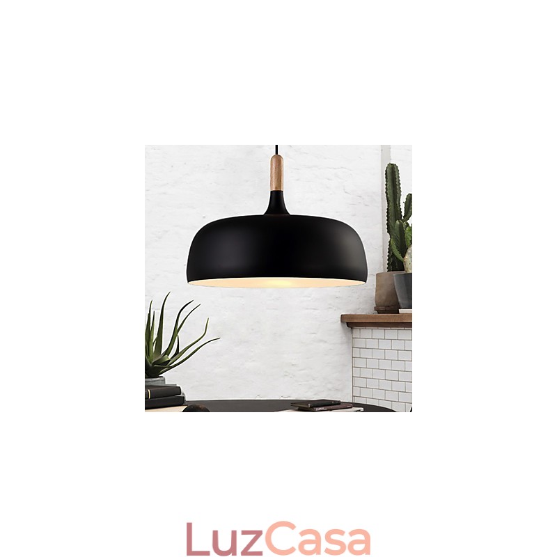 Luminária pendente de metal moderna e contemporânea para campo