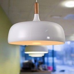 Luminária pendente de metal moderna e contemporânea para campo