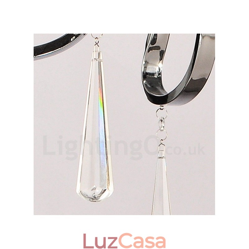 Lustre moderno contemporâneo tradicional clássico rústico chalé vintage country island metal cromado