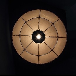35CM Loft Industrial Wind Straightforward Linen American Country Creative Arts Droplight Lâmpada
