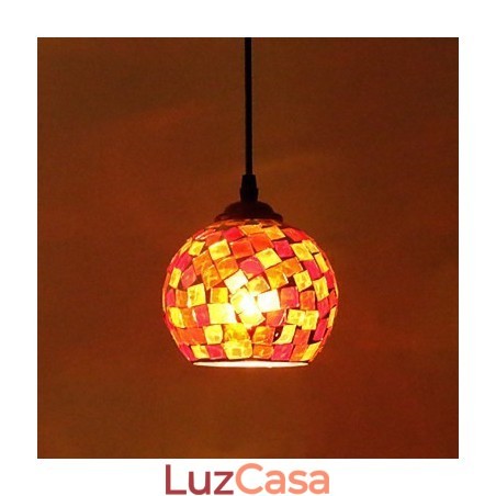 Luminária pendente de metal com pintura contemporânea moderna Luminária pendente de metal com pintura contemporânea moderna