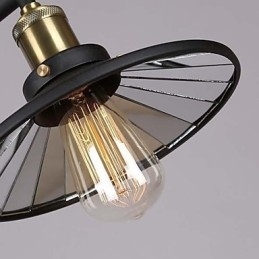 Lustre de metal com pintura estilo country vintage mini