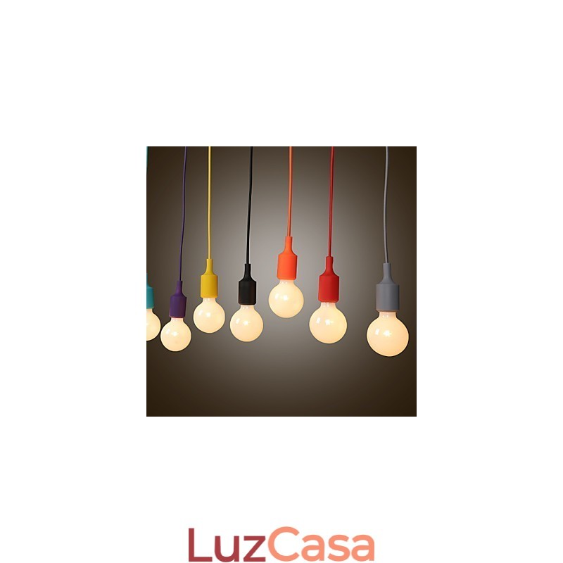 Lustre criativo de silicone com dragão arco-íris