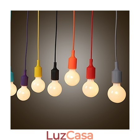 Lustre criativo de silicone com dragão arco-íris