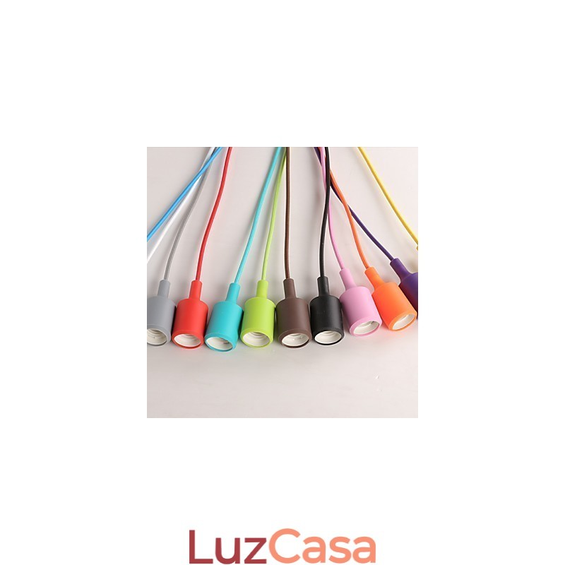 Lustre criativo de silicone com dragão arco-íris