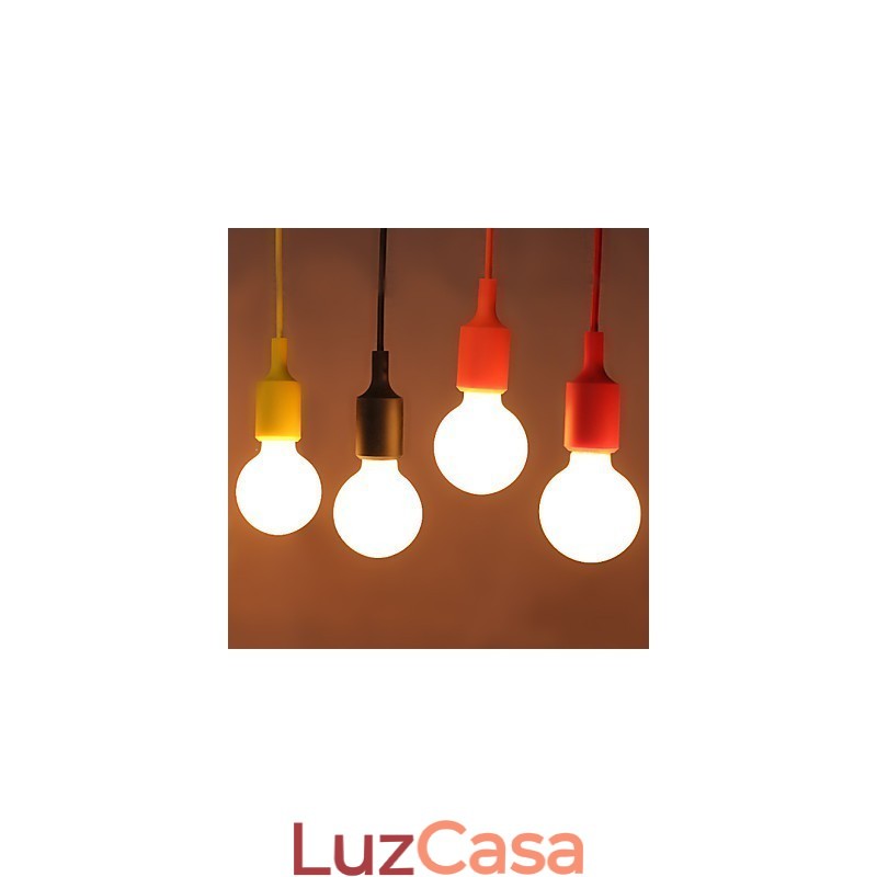 Lustre criativo de silicone com dragão arco-íris