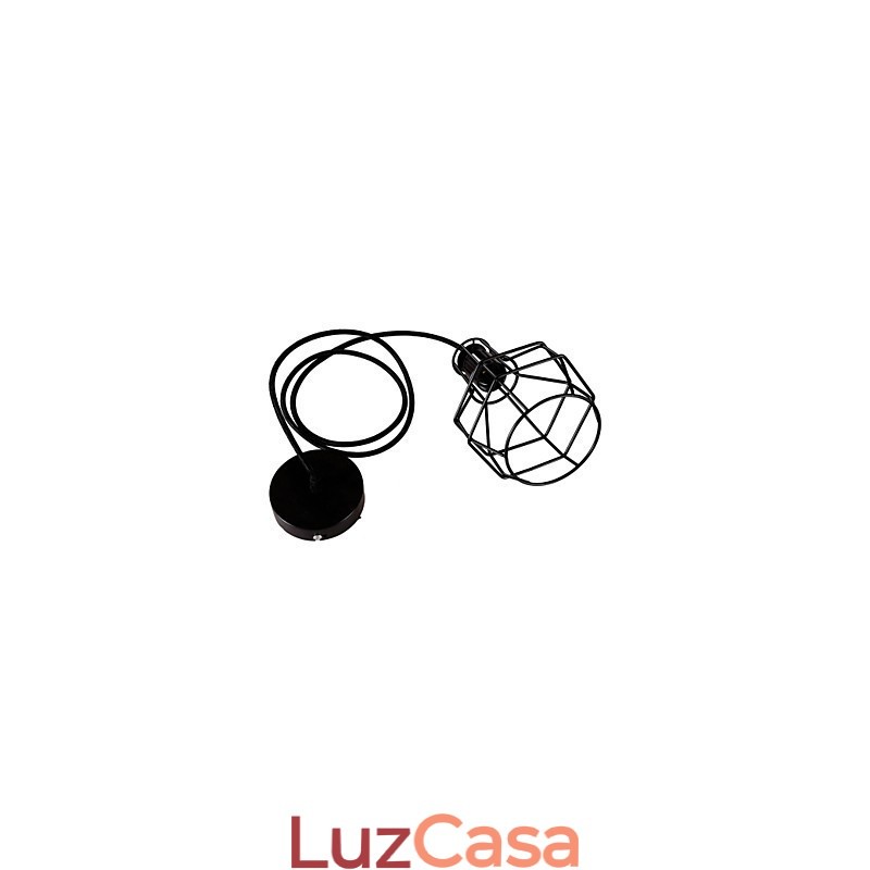Estilo Mini Retro Pintura Metal Pendente Luz Garagem