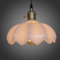 Luzes de iluminação retrô Luz pendente de vidro