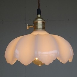 Luzes de iluminação retrô Luz pendente de vidro