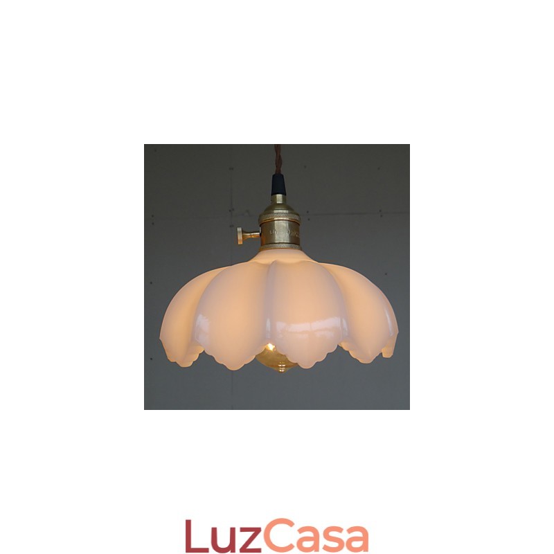 Luzes de iluminação retrô Luz pendente de vidro
