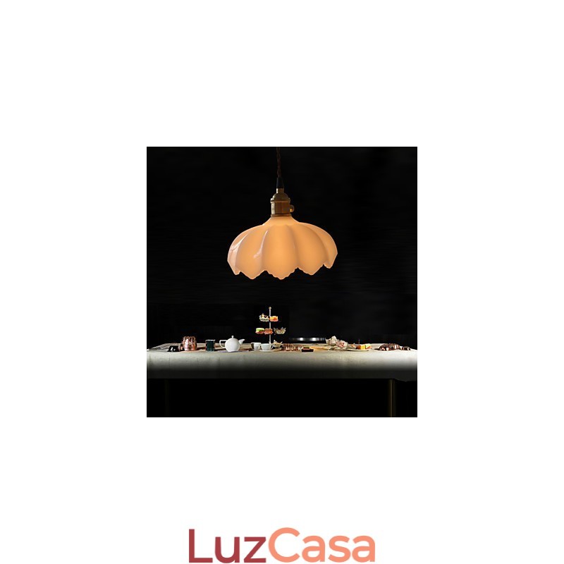 Luzes de iluminação retrô Luz pendente de vidro