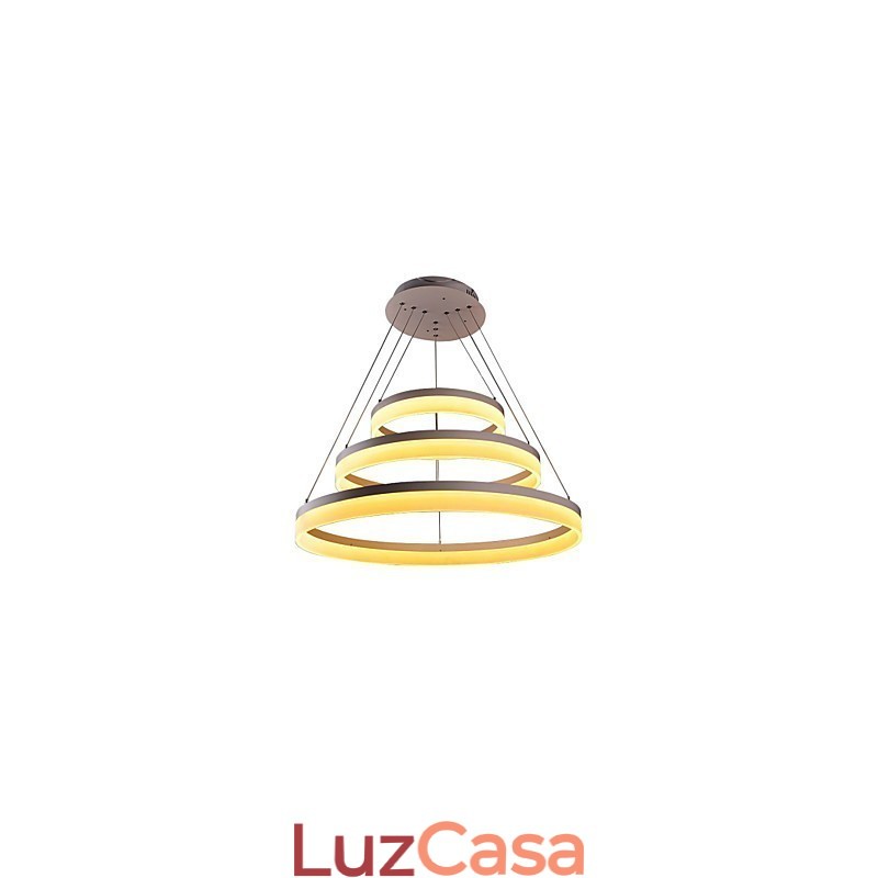 Venda quente cor branca acrílico moderno pendurado luz 130W
