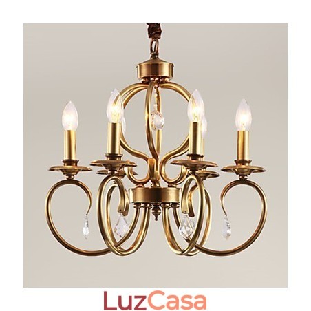 Lustre Pendente Mini Estilo Tradicional Clássico Metal Lustre Pendente Mini Estilo Tradicional Clássico Metal