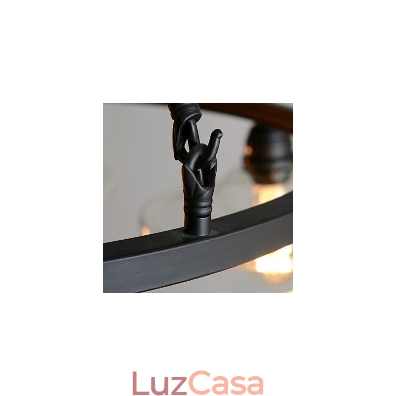 Tradicional Clássico Vintage Retro Lanterna Country Mini Estilo Pintura Metal Pingente Luz Jantar