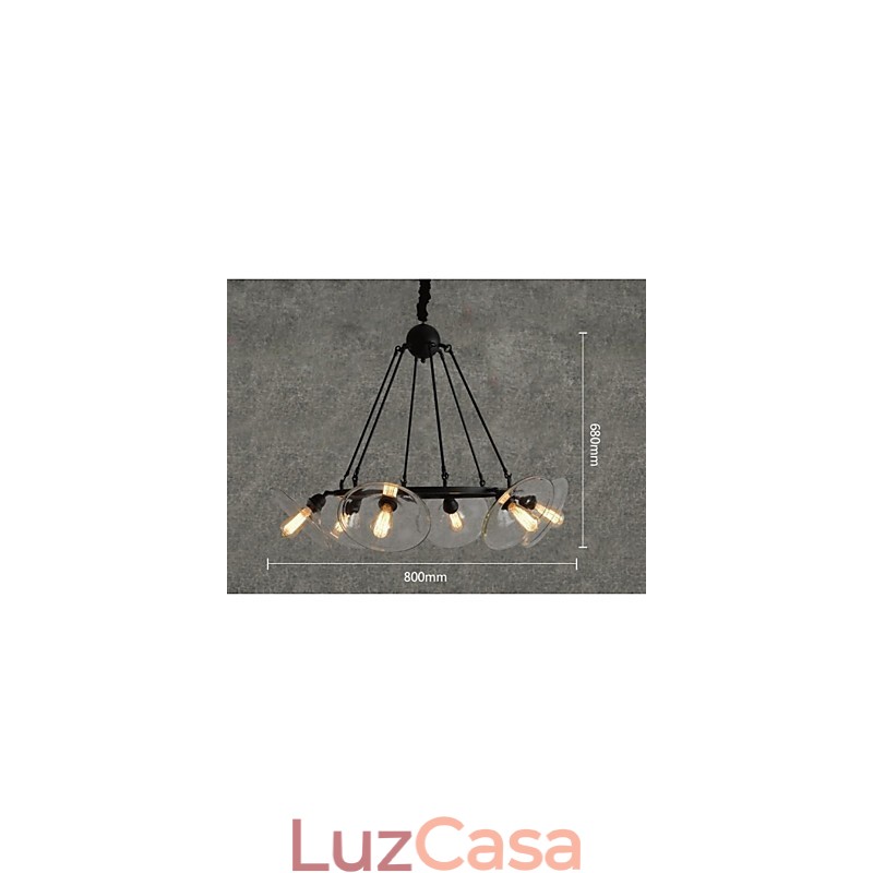 Tradicional Clássico Vintage Retro Lanterna Country Mini Estilo Pintura Metal Pingente Luz Jantar