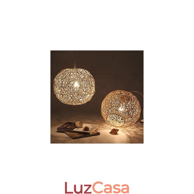 Cany Art Lamp Rural Chinlon Droplight Lâmpada Droplight Luz