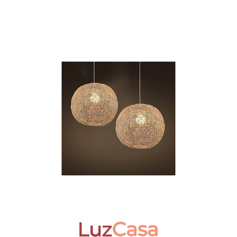 Cany Art Lamp Rural Chinlon Droplight Lâmpada Droplight Luz