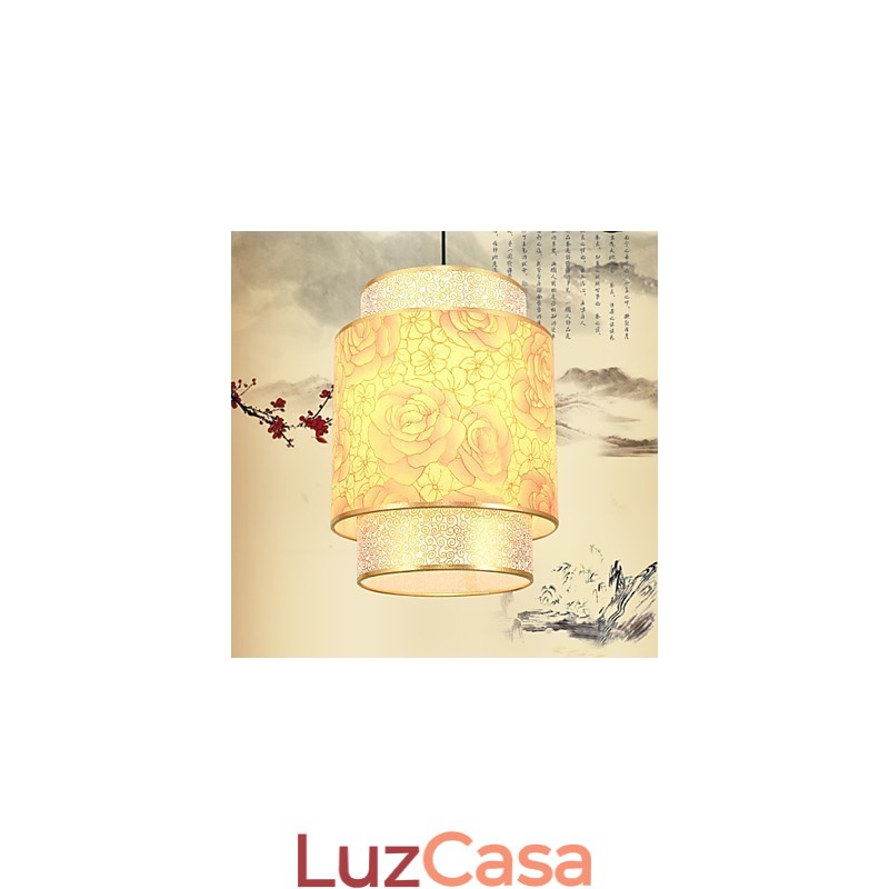 Lustre de cabeça única para refeições Archaizes Teahouse Lâmpada pequena Droplight