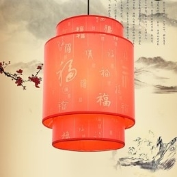 Lustre de cabeça única para refeições Archaizes Teahouse Lâmpada pequena Droplight