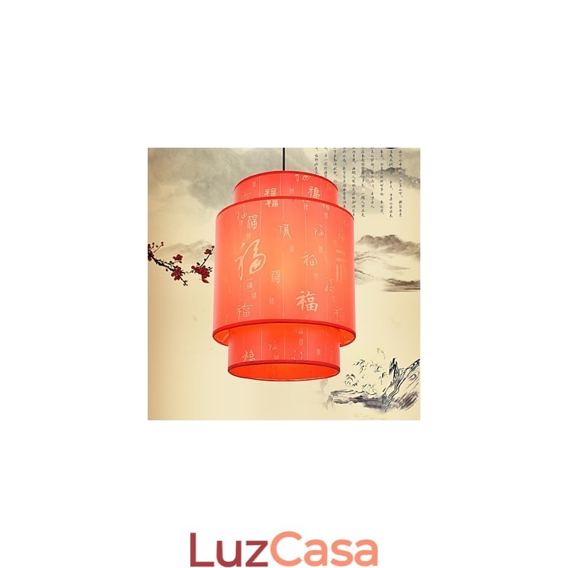 Lustre de cabeça única para refeições Archaizes Teahouse Lâmpada pequena Droplight