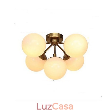 Lustre Feijão Dourado Lustre Feijão Dourado
