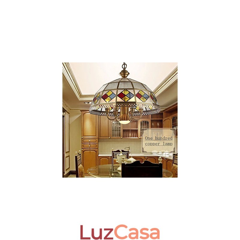 Luminárias pendentes Cristal Mini Estilo Tradicional Clássico Metal